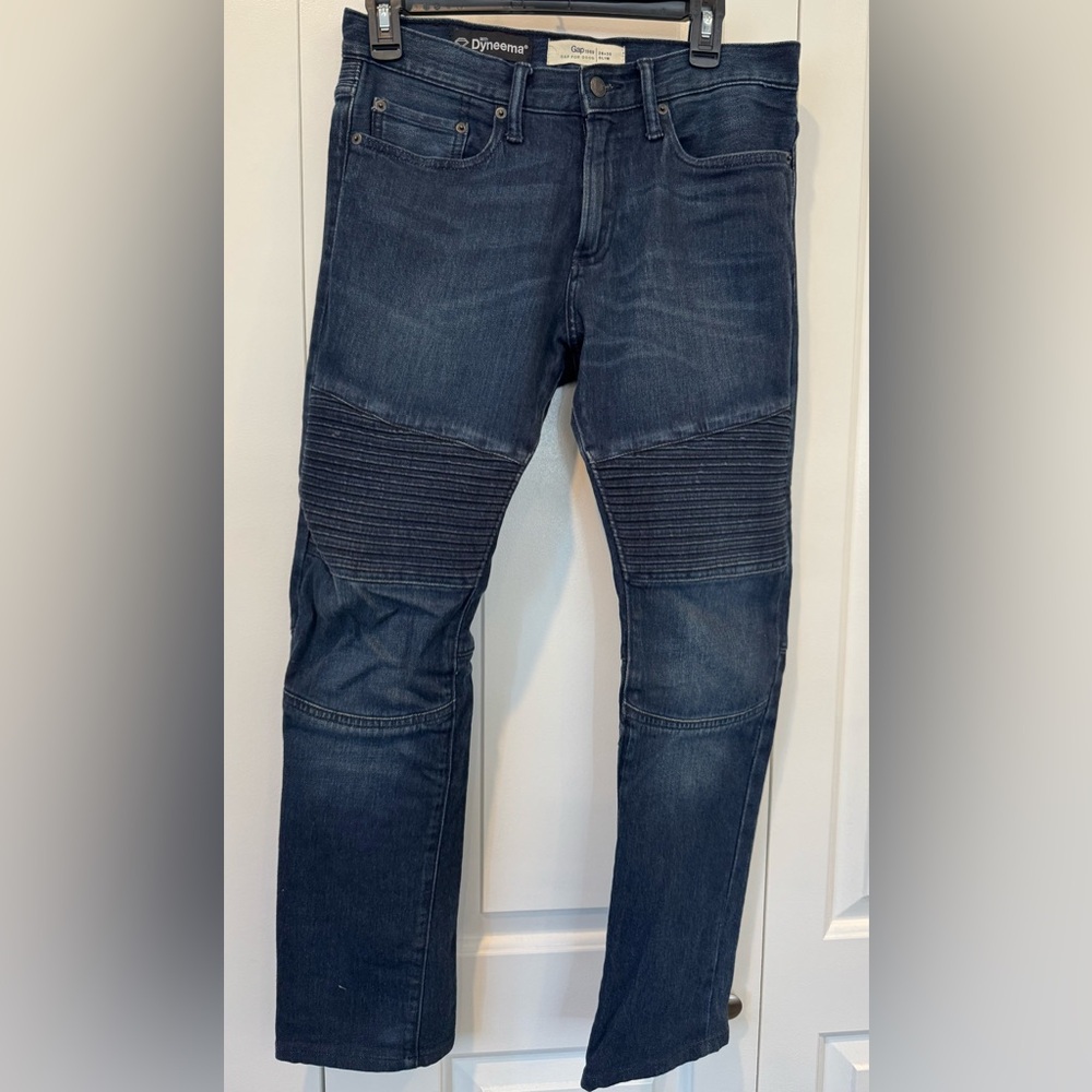 Gap motorcycle jeans with dyneema